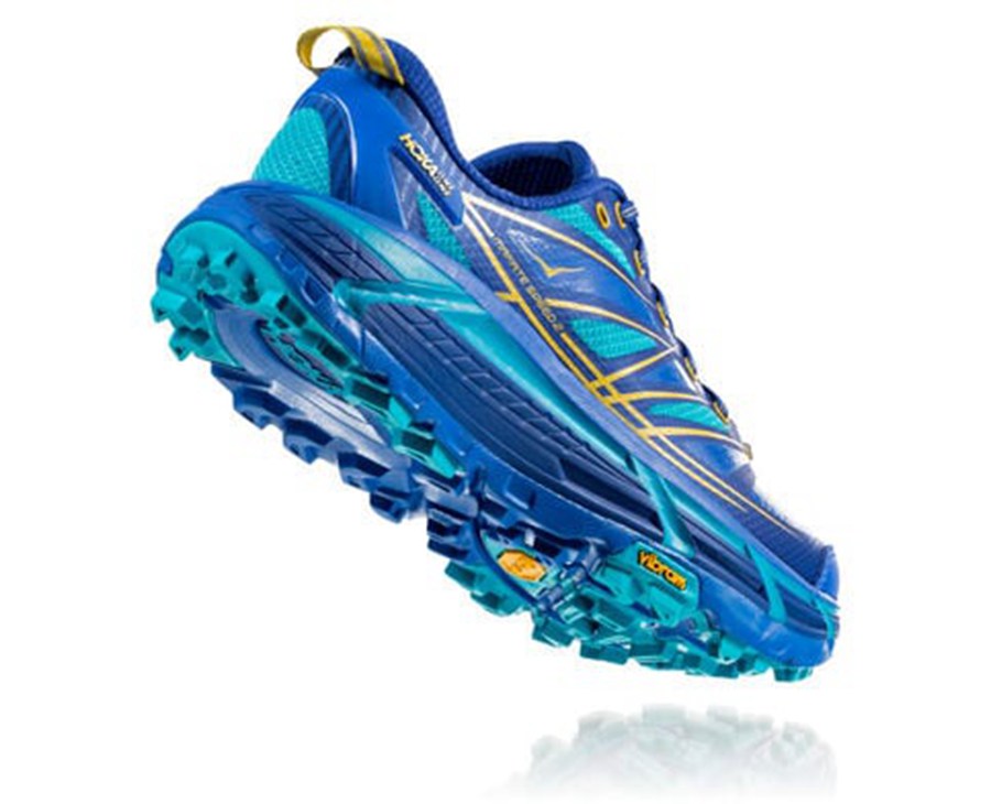 Tenis Trail Hoka One One Feminino Azuis - Mafate Speed 2 - 036-DLAIKX